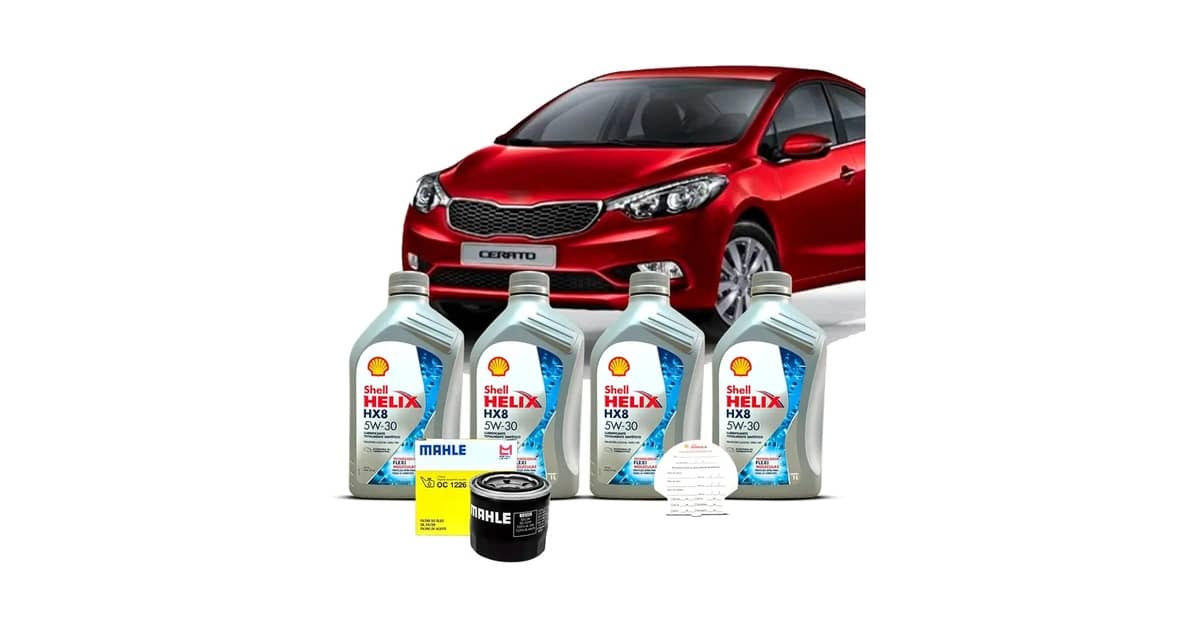 Qual Óleo Usar no Kia Cerato: Melhores Kits 5W30