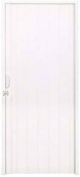 Porta Sanfonada PVC Polifort 210cmx70cm Branco Neve