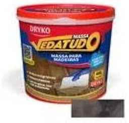 Massa para madeira reparo e calafetação 400 g - Vedatudo - Dryko (Branco)