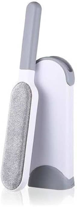 Escova Mágica Removedora de Pelos Dupla Face para Roupas, Sofás e Pets Portátil com Base Autolimpante