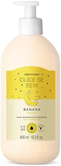 O BOTICARIO CUIDE-SE BEM BANANA HIDRATANTE CORPORAL 400ml