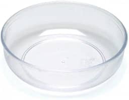 MY PET BRASIL Banheira Para Pássaros Redonda Cristal Média