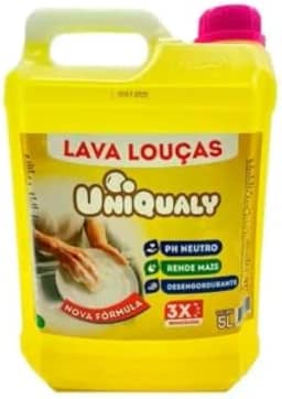 Detergente Neutro Uniqualy Lava Louças 5L