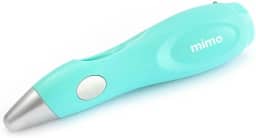 Mimo - Kit de Aerógrafo Elétrico USB - Cria Efeito Spray de Tinta - Contém 12 Canetas Hidrográficas e 1 Stencil de Desenhos - Fácil de Usar e também Recarregável