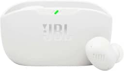 JBL, Fone de Ouvido Sem Fio, JBL, Bluetooth, Wave Buds 2, Intra Auricular, Sem Fio, Resistente À Água e Poeira - Branco