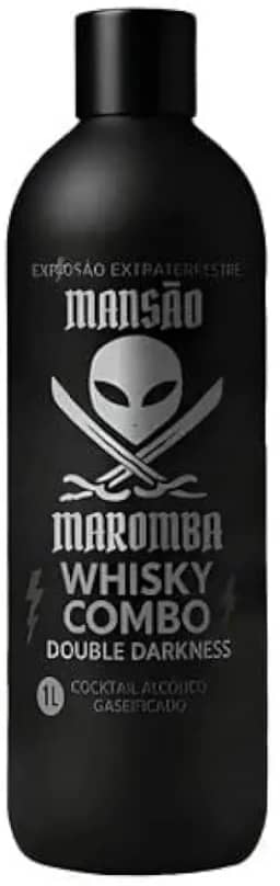 Drink Whisky Combo Double Darkness 1 Litro Mansão Maromba