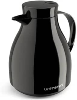 Garrafa Térmica Paris com Gatilho para Chá e Café 500 ml (Preto)
