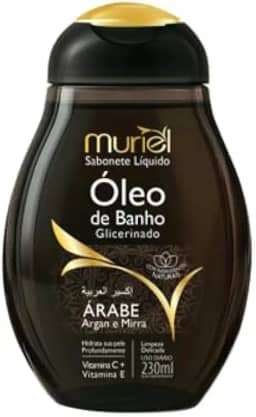 Sabonete Líquido Óleo De Banho Glicerinado Árabe Argan e Mirra 230ml
