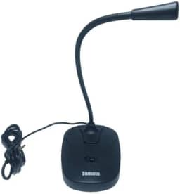 MT1051 Microfone de Mesa para PC, Preto, Haste Flexível