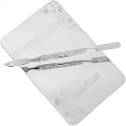 Macrilan Kit Placa E Espátula Para Maquiagem - Ac-04