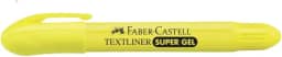 Caneta Marca Texto Gel, Faber-Castell, SuperSoft, SM/1557, Amarelo, 1 Unidade