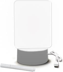 Luminária 3D LED Quadro De Mensagem - Presente Criativo - Decoração Romântica Quarto - Luminária USB Decorativa - Presente Romântico