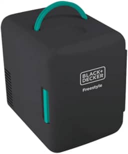 BLACK+DECKER Mini Refrigerador FreeStyle, Mini Geladeira com Função de Aquecer e Refrigerar, com Porta Copos, Modelo MR60, 110V