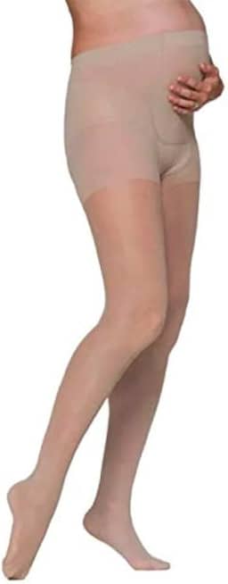 Meia Calça Gestante ATM 120B 15-20 Mmhg Ponteira Fechada Sigvaris Natural E