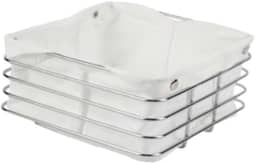 Cesto para Pães Aramado de Inox, mesa posta, cafe da manha