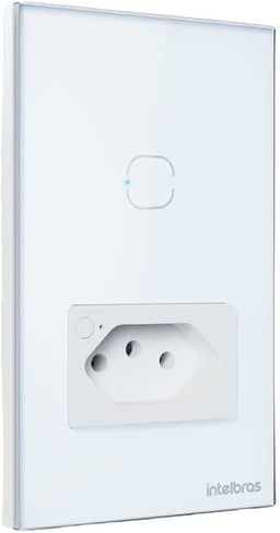 Tomada com Interruptor Inteligente Wi-Fi ETS 2001 Branco Intelbras