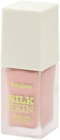 Iluminador Líquido Natural Glow Silk Skin cor Radiant Pink - Ruby Rose