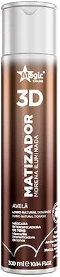 Magic Color Gloss Matizador 3D Morena Iluminada Avelã – Efeito Loiro Natural Dourado