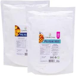 Kit 2 Polvilhos Sem Glúten Leve Croc: Azedo, Doce