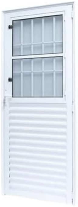 Porta Social C/postigo 210x070 Branco Lado Esquerda L.25