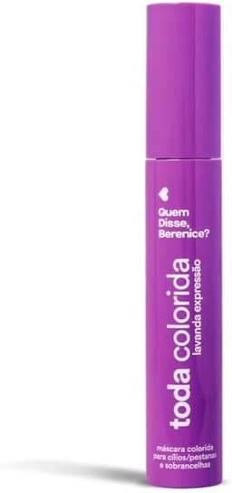 Quem disse, berenice? mascara para cilios e sobrancelhas lavanda expressão 10g