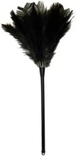 Espanador De Pó Poeira Penas Naturais De Avestruz 60 cm