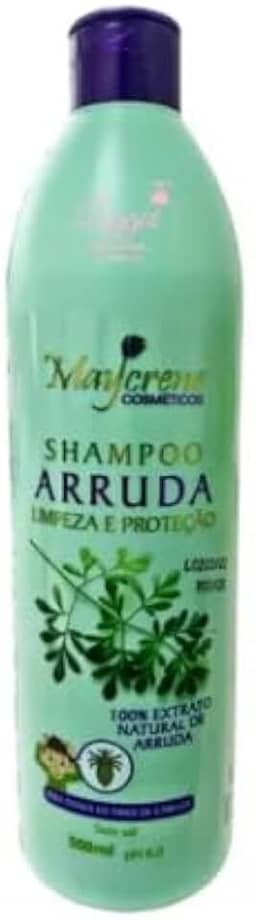 Shampoo De Arruda Mata Piolho E Lêndeas Limpeza E Proteção 500ml