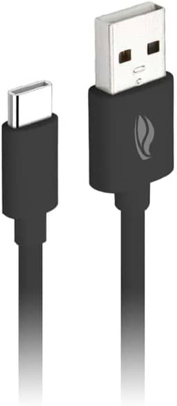 C3TECH Cabo USB para USB C CB-C10BK Preto - Comprimento de Cabo 1Metro; Corrente de 3A; compativel com Android e iPhone