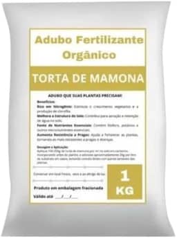 Genérico Adubo Orgânico Torta de Mamona Crescimento e Desenvolvimento de Plantas NPK (5kg)