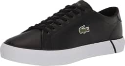 Tênis masculino Casual lacoste Grip Shot Couro (Preto, BR, Adulto, Numérico, 40)