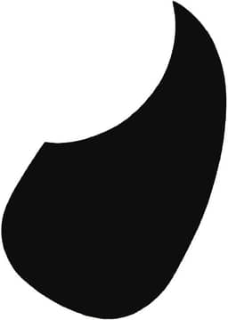 Escudo Para Violão Classico Adesivo Autocolante Preto