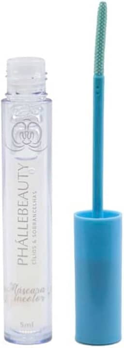 Máscara Incolor Phállebeauty - Gel Fixador Sobrancelha, Cílios, Fixação Duradoura, Transparente, 5M, Rímel Incolor