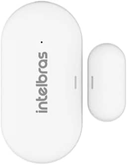 Sensor de Abertura Magnético Sem Fio Para Porta e Janela MSA 1001 Branco Intelbras