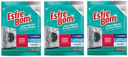 Limpa Maquina de Lavar Roupas Sem Cloro 3 Pacotes de 80g