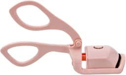 Curvador Modelador De Cílios Curvex Elétrico Aquecido Térmico, Recarregável Por USB 2 Níveis De Aquecimento Com Almofada De Silicone De Aquecimento Sensível (Rosa)