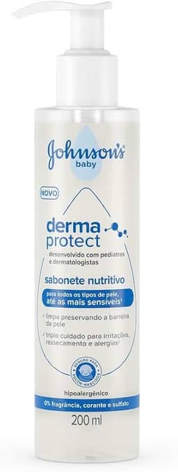 Sabonete Nutritivo Derma Protect JOHNSON'S® Baby 200mL