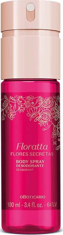 Floratta Flores Secretas Desodorante Body Spray 100ml O Boticário