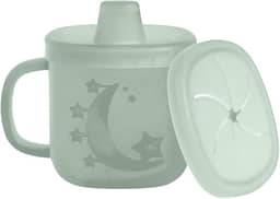 HOMELIFE Copo Silicone Alça Dupla NT3 10oz Criança/Bebê Verde, Design Confortável, Seguro e Durável, Ideal para Bebês e Crianças