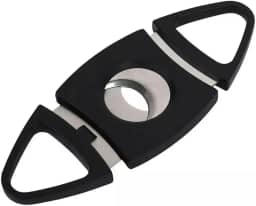 Cortador De Charuto Profissional Em V Guilhotina Preto Laminas Em Aço