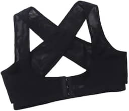 Sutiã Levanta Seios Corretor Postural Sutian Suporte (BR, Alfa, XG, Regular, Preto)