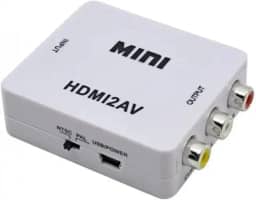 Conversor HDMI para RCA, HDMI para AV 720p ou 1080p compatível com TV antigas, PC, laptop, Xbox, HDTVe e Nitendo 64