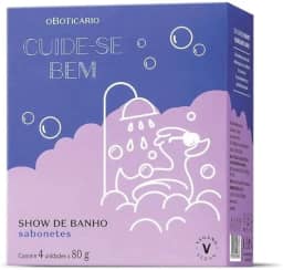 O Boticário, Kit Sabonete em Barra Cuide-se Bem Show de Banho 4 × 80g