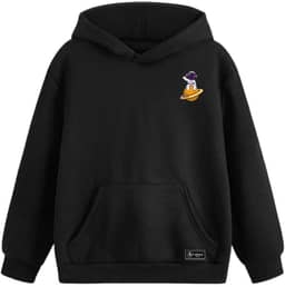 Blusão Moletom Canguru Astronauta Saturno Infantil Personalizado com Capuz e Bolso