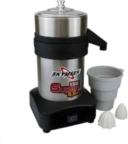 Espremedor elétrico Skymsen ESB SUPER-N industrial 372.85W 60Hz preto e prateado 127/220V