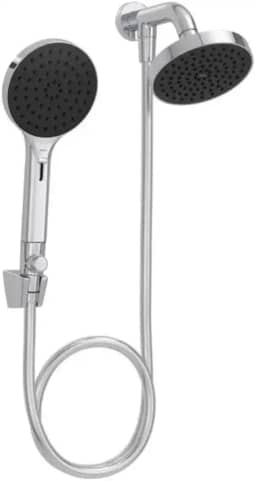 Chuveiro De Parede Redondo Com Desviador Deca Flex Cromado 126mm - Deca Metais