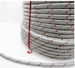 20 Metros Corda Tipo Bombeiro 12mm Suporta 2,5t Nr18
