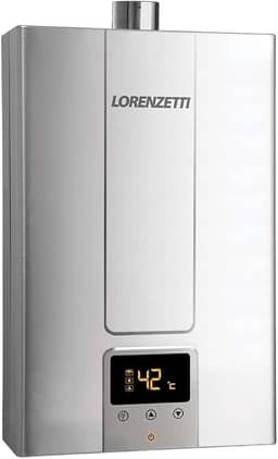 Aquecedor de Água a Gàs LZ 1600 DE-I GLP Digital 15 L/Min, INOX Lorenzetti