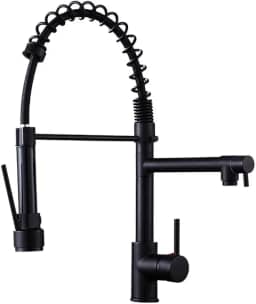 Torneira Gourmet 50cm com Misturador Monocomando Preta de Bancadabelccatgm50p-bl