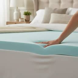 Pillow Top Viscoelástico Nasa Gel Infusion 5cm de espessura (Casal 1,38 X 1,88 X 0,05 m)