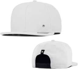 Boné Anth Co. Bn Branco Aba Reta Aberto Com Ajuste Atrás